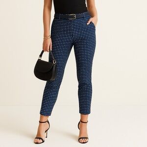 Banana republic SLOAN-FIT BLUE PRINT SLIM ANKLE PANT ❤️